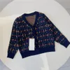 Designer truien voor kinderen Hoge kwaliteit truien Baby truien Herfst/Winter truien Kinderkleding met warme letters bedrukt 90-150 cm c08