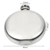 Hip Flasks HOOMIN Wine Bottle Alcohol Drinkware Accessories Stainless Steel Russian Liquor Pot Round Whiskey Flask