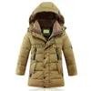 Ned kappa -30 grad 2023 Big Boys Warm Children's Winter Duck Down Jacket For Children Children Clothing thicken Ytterkläder Parka kläder J231115