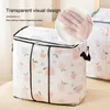 Storage Bags Long-lasting Clothes Bag Foldable Garment Transparent Pants Coat Blanket Organizer Dustproof