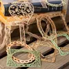 Packs Vente en gros Matériel Papier Creux Vintage Bordure En Dentelle Amorçage Décoratif Décoration Légère 6 Modes