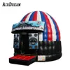 4m 13ft Inflatable Bouncers Party theme rainbow colorful inflatable disco dancing music dome bouncy castle jumping Bouncer