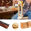 Freeshipping Wood Leathercraft Hand Stitching grinding tools Leather Craft Lacing Sewing DIY Table Desktop Tool Vrdrr