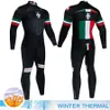 サイクリングジャージーセット冬のサーマルフリースMTB男性衣料品スポーツセット完全2023ロードバイクメンズマンチームスポーツウェアスーツ231114