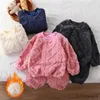 abbigliamento per la casa Pigiama di flanella per bambini Set Nuovo inverno caldo Homewear per bambini Addensare pile di corallo Abbigliamento completo Natale Ragazze Ragazzo Set R231115