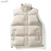 Parka da uomo in piumino 2023 Autunno Inverno Donna Uomo Gilet in piumino d'anatra leggero Capispalla di buona qualità Gilet caldo Senza maniche Cappotto casual con tascheL231115