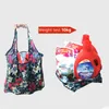 Storage Bags Reusable Grocery Large Washable Shopping Foldable Environment-Friendly Nylon Heavy-Duty Pocket Handbags Tote Bag