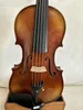 5 Strings 4/4 violin solid flamed maple back spruce top hand carved K2986