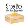مصمم النعال غير الرسمية أحذية الأحذية العلامة التجارية الأصلية مربع 40