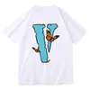 VLone New Brand Imprimé Chemises Men and Women Of Neck Casual T-Shirts Classic Fashion Trend For Street Street Hip-Hop Cotton Pullover