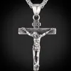 Hanger kettingen klassieke Jezus Cross ketting unisex trend religieuze amulet sieraden