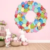 Decorative Flowers Easter Egg Wreath Front Door Decoration Artificial With Christmas Sign Cute House Decorations