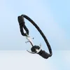 Drop lichtbruine lederen armband tom hoop lederen armbanden arm