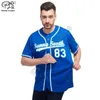 Men's Jackets Custom White-Light Blue Baseball Shirt for team 3D All Over Printed Baseball Shirts hip hop TopsL231115