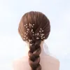 Hair Clips 1PCS Leaves Hairpin Wedding Accessories For Women Pearl U-shaped Clip Fork Fashion Bride Tiara Headpiece Jewelry