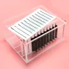 Cosmetische organisator NATUHANA Valse wimperverlenging Displaystandaard Acryl 5 lagen Pallet Lash Houder Wimpers Opbergdoos 231115