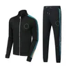 Survêtements pour hommes sportswear automne nouveau costume de sport de loisirs col montant pull à fermeture éclair à capuche deux pièces costume de jogging en plein air taille asiatique M-3XL