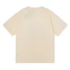 Vêtements de mode de créateurs T-shirts de luxe pour hommes T-shirts occasionnels Marque américaine Rhude Lone World High Street Loisirs Wolf Imprimer T-shirt à manches courtes en vrac Garçons Filles