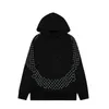 Men's Hoodies & Sweatshirts designer 22ss Spring/Summer Pre Collection Spliced Jacquard Cotton Loose Sweater Hoodie Fashion for Men and Women X0ZN Y4LS