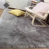 Dywan biały dywan miękki futro do salonu pluszowe dywanika naśladowanie wełniane puszyste dywany podłogowe łóżko dywany domowe r231115