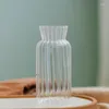 Vaser Flower Vase för heminredning Dekorativ plantertablett Terrrarium Glasbehållare Handgjorda bord nordiska