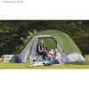 Tält och skydd 6 person 12 'x 8,5' x 72 "Klipp och camping kupoltält med dechab söm tejp för regnflugor och ytterligare väderskydd q231115