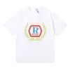 23ss Rude Luxury Brand T-shirt pour hommes de haute qualité Tess Designer Mode décontractée à manches courtes pour hommes et femmes européens T-shirt à col rond Taille américaine S-XXL