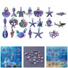 Charms 20x Ocean Theme Pendants Starfish Shell Element