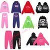 Sweats à capuche pour hommes Sweats à capuche pour hommes Sp5der Young Thug Angel Woman Fashion 555555 Lettres Sweatshirts Casual Spider Web Sweat à capuche Puff Print Sp5der Sweat à capuche Pulls