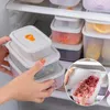 Storage Bottles Refrigerator Box Vegetable Fruit Food Sealed Fresh-Keeping Cover Lunch Transparent Kitchen Container