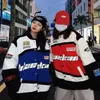 Männer Jacken Frühling Neue Straße Retro Baseball Uniform Brief Stickerei Y2K Casual Lose Joker High Street Hemd Paar Harajuku SweatshirtL231115