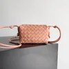 Designerka torba z kamerą 17 cm luksusowa torba crossbody 10a lustro wysokiej jakości torba na ramię jagnięta torba posłańca lady portfel z pudełkiem B56V