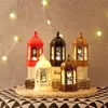 Oggetti decorativi Figurine Decorazione natalizia Luce Eid Mubarak Lampada Ornamento Islam Musulmano Decorazioni per feste Forniture Ramadan Lanterna a vento per la casa 231114