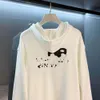 designer hoodie balencigs Fashion Hoodies Hoody Mens Sweaters High Quality 2023 Early New Product Mens Classic New Damaged Letter Printing Womens OS Ver HIGF MSG5