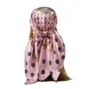 Foulards 35in Dot Soie Foulard Femmes Mode Poncho Foulard Bandana Grande Taille Col Carré