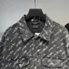 Womens Designer t shirt tracksuit Shirt Original Version Differentiated Market Family AOP Unisex OS Loose Long Sleeve Denim Coat