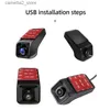 Auto DVRs USB Full HD 1080P Dash Cam ADAS Auto DVR Dashcam DVRs Video USB TF Karte 32G 64G Auto Recorder für Android Player DVD Q231115