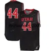 Mich28 Utah Utes College Basketball Jersey 10 Christian Popoola 11 둘 다 Gach 13 Novak Topalovic 15 Kevin Kremer 남자 여자 청소년 커스텀 스티치