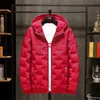 Mens Down Parkas Autumn Jacket Men Cotton Padded Korean Fashion Streetwear Casual Clothing Hooded Coats Håll varma 231114