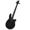 Guitare basse électrique 4 cordes noir mat avec micros HH Offre Logo/Couleur Personnaliser