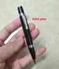 Chegada de metal papelaria atacado bolso mini caneta escrita escola escritório novo luxo esferográfica presente canetas recarga preto roxju