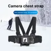 Diğer Kamera Ürünleri Göğüs Kayışı Montaj Kemeri GoPro Kahraman için 10 9 8 7 6 5 Insta360 Sjcam Eken DJI Osmo Eylem 2 Kamera Göğüs Kablo Demeti Kayış Aksesuarları 231114