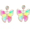 Dangle Chandelier Earrings Bohemian National Style Woven Butterfly For Woman Party Holidaydangle Drop Delivery Jewelry Dhgarden Dhtn1