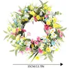 Decorative Flowers Decorations Summer Spring Front Decor Wreath Outdoor/Indoor Wall Porch Party Artificial Plain Christmas For Outside