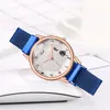 Wristwatches Tadi Brand 2023 Magnetic Buckle Small Digital Dial Womon Watch Alloy Luxury Quartz Simple Ladies Clocks Reloj