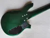 Guitare basse électrique 6 cordes vert métallisé gaucher avec logo d'offre de matériel chromé / personnalisation de la couleur