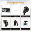 CAR DVR CAR DVRS 3 Channel Car DVR HD 1080p 3-Lens Inside Vehicle Dash CamThe Way Camera DVRS Recorder Video Q231115