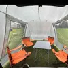 Zelte und Unterstände, 5-6-Personen-Zelt für Kofferraum, Sonnenschutz, regensicheres Heckzelt, einfaches Wohnmobil für selbstfahrende Tour, Grillen, Camping, Wandern, Zelt Q231115