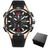 Montres-bracelets Top MEGIR Mode Hommes Montres Casual Sports Quartz Étanche Mesh Acier Chronographe