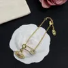 Fashion Designer Brand Charm Bracelets Luxury Planet Women Jewelry Saturn ChainBracelet Metal Pearl For Woman Gold Bracelet hgh